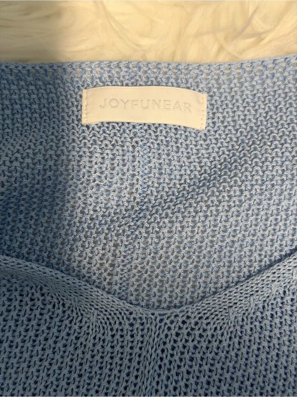 New Arrivals! 2PC Light Blue Pleated Tulle Dress & Knit Top. - Picture 6 of 6